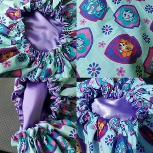 Kids satin lined bonnet. (Paw Patrol Theme)